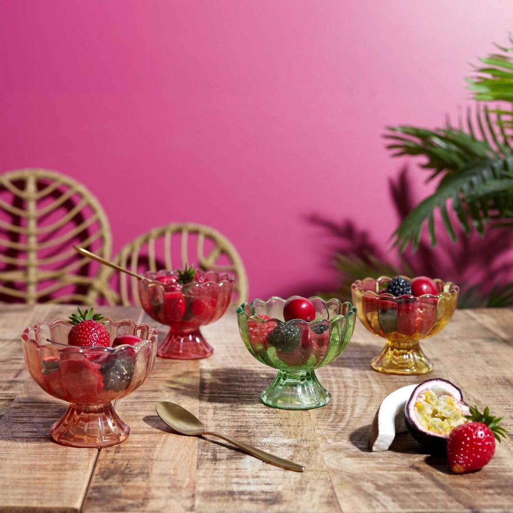 COUPELLE A FRUIT VERRE COLORE M12
