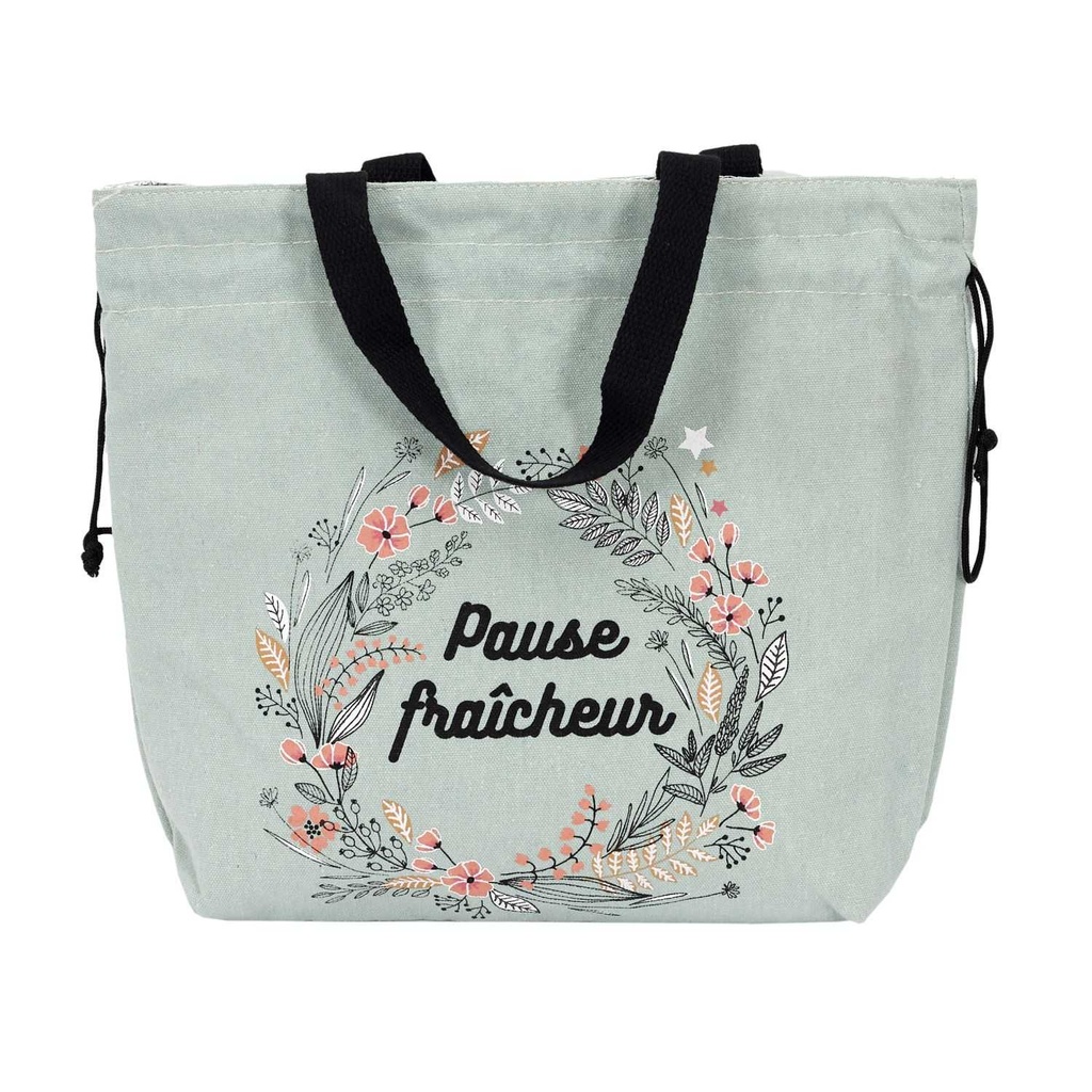 LUNCH BAG SAC FRAICHEUR EN TISSU 29X30CM 8L M12