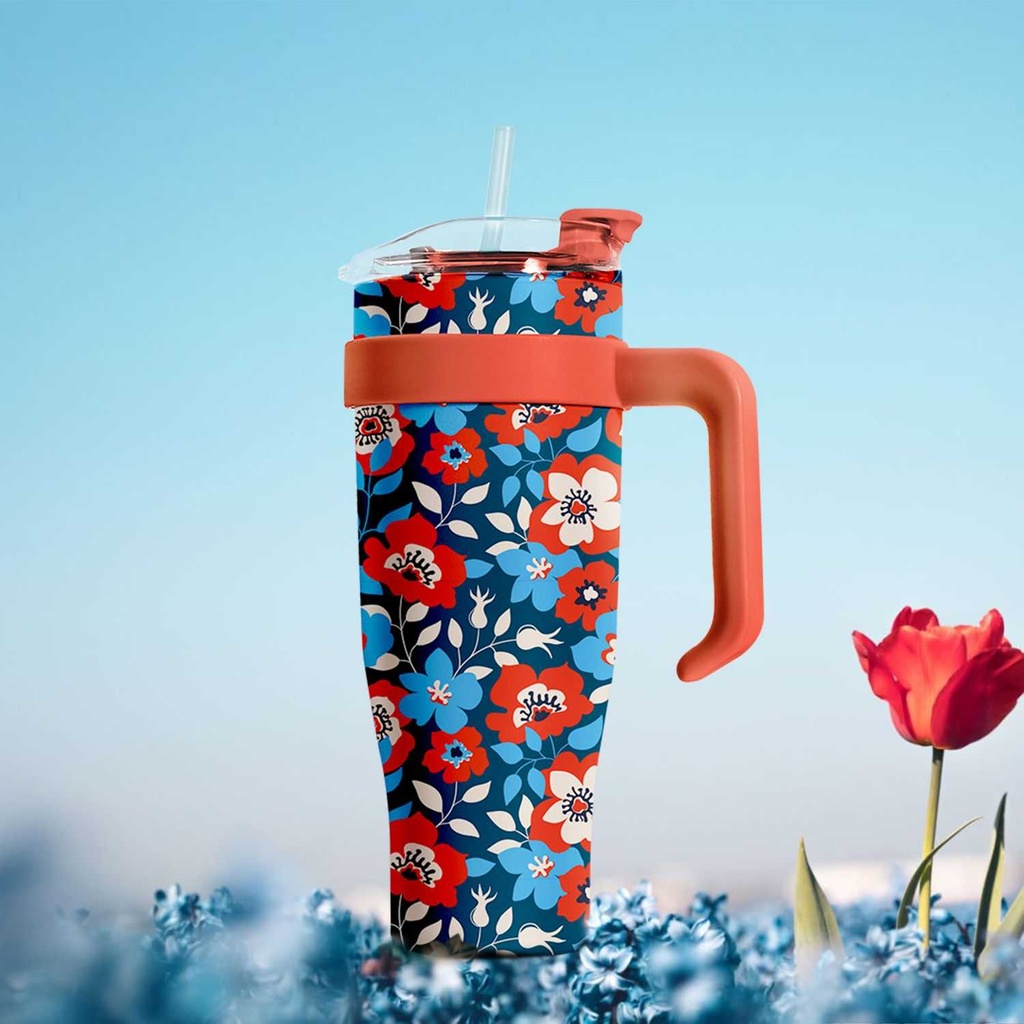 MUG DE TRANSPORT MIAMI MICRO FLORAL 1.2L M6