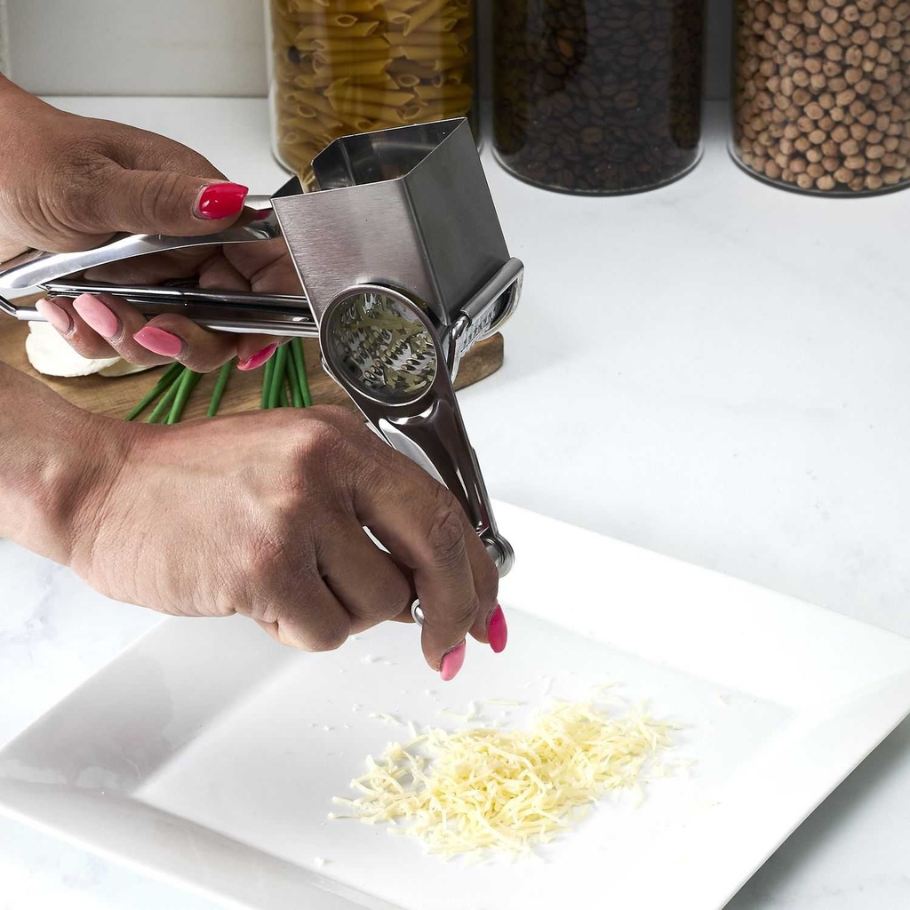 RAPE A FROMAGE A MANIVELLE INOX M6