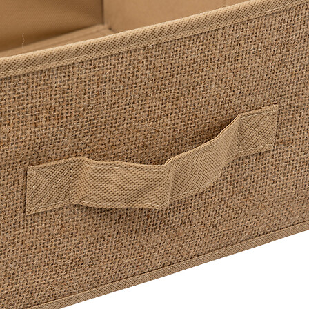 BOITE RGMT 31X15 TOILE DE JUTE