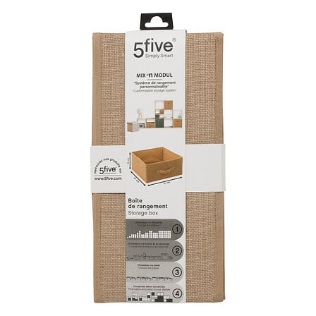 BOITE RGMT 31X15 TOILE DE JUTE