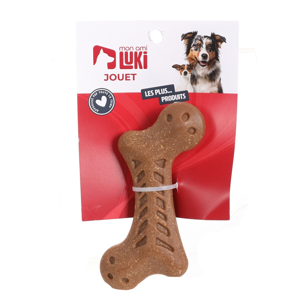 JOUET OS A MACHER MARQUE DENTS PM 12X6X3CM