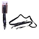LAISSE EXTENSIBLE REFLECHISSANTE NOIRE- 2.5CMx180CM