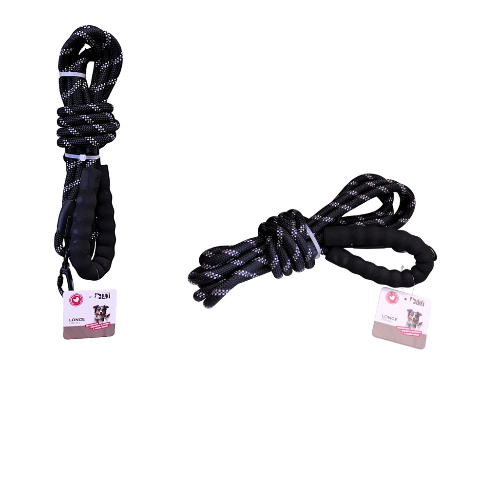 LONGE REFLECHISSANTE NOIR - 5M