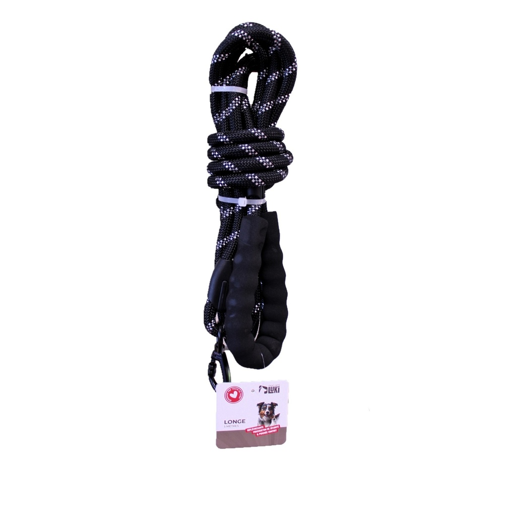 LONGE REFLECHISSANTE NOIR - 5M