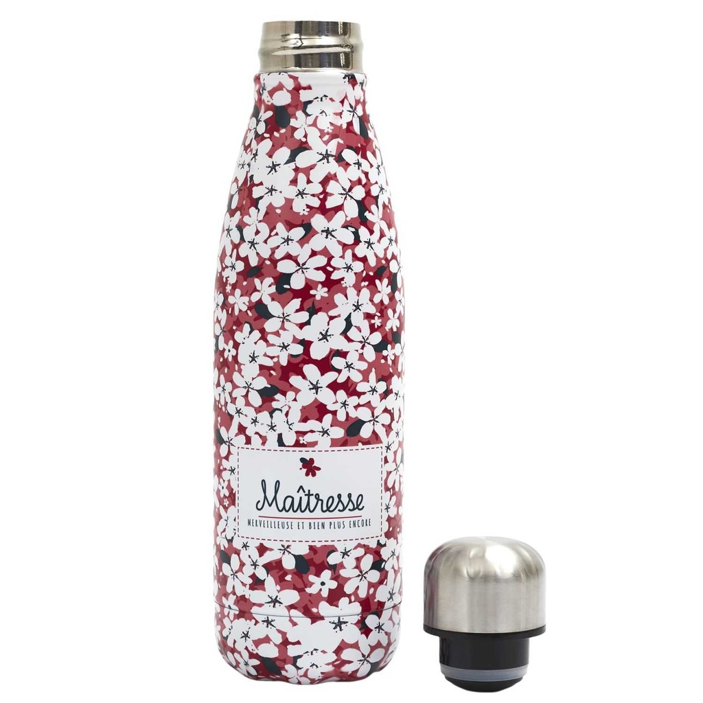 BOUTEILLE ISOTHERME 50 CL FLEUR MAITRESSE M12