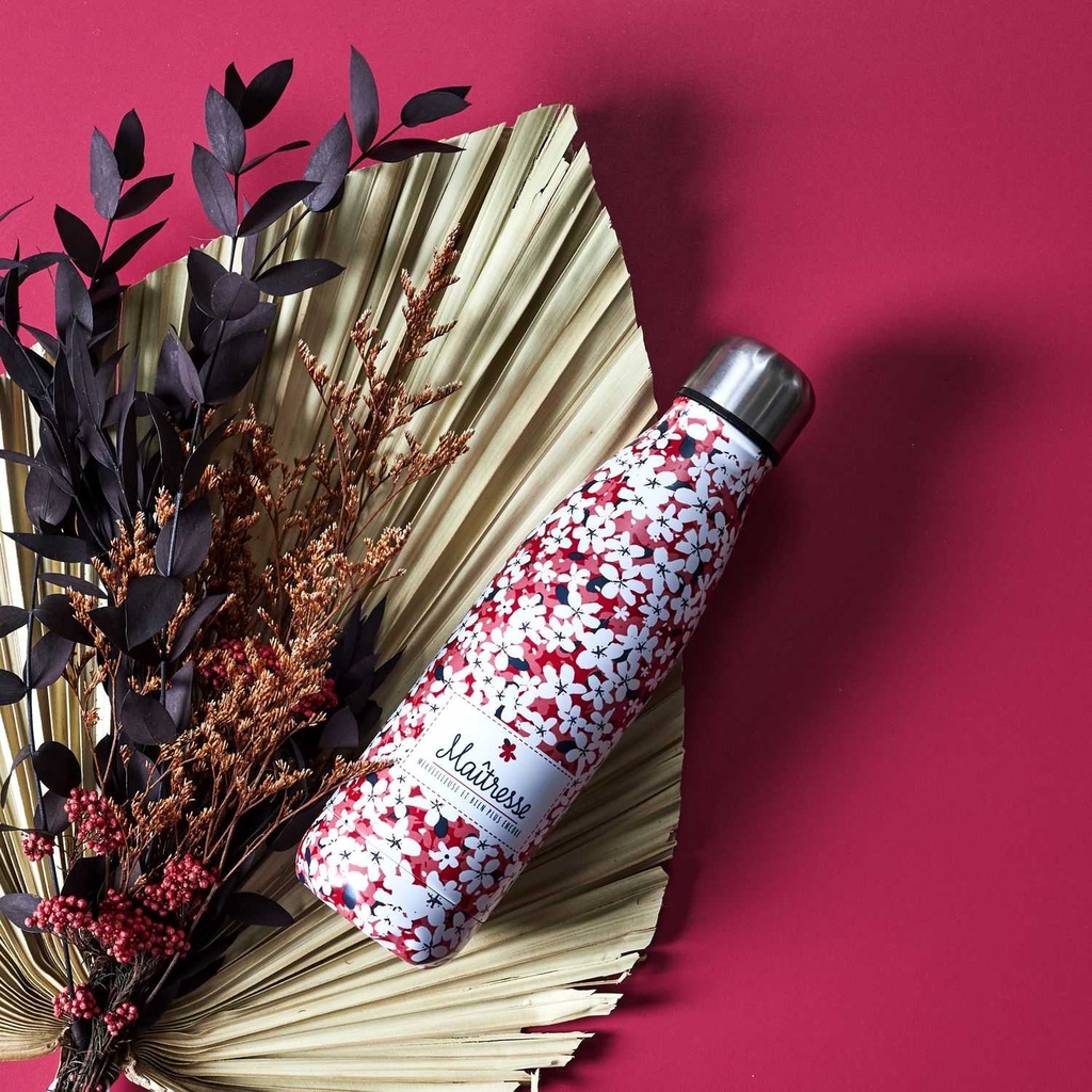 BOUTEILLE ISOTHERME 50 CL FLEUR MAITRESSE M12