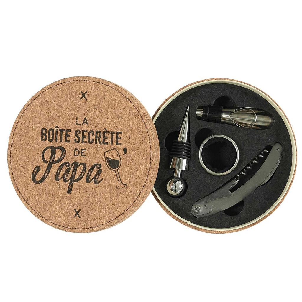COFFRET A VIN 4 PIECES PAPA LIEGE M8