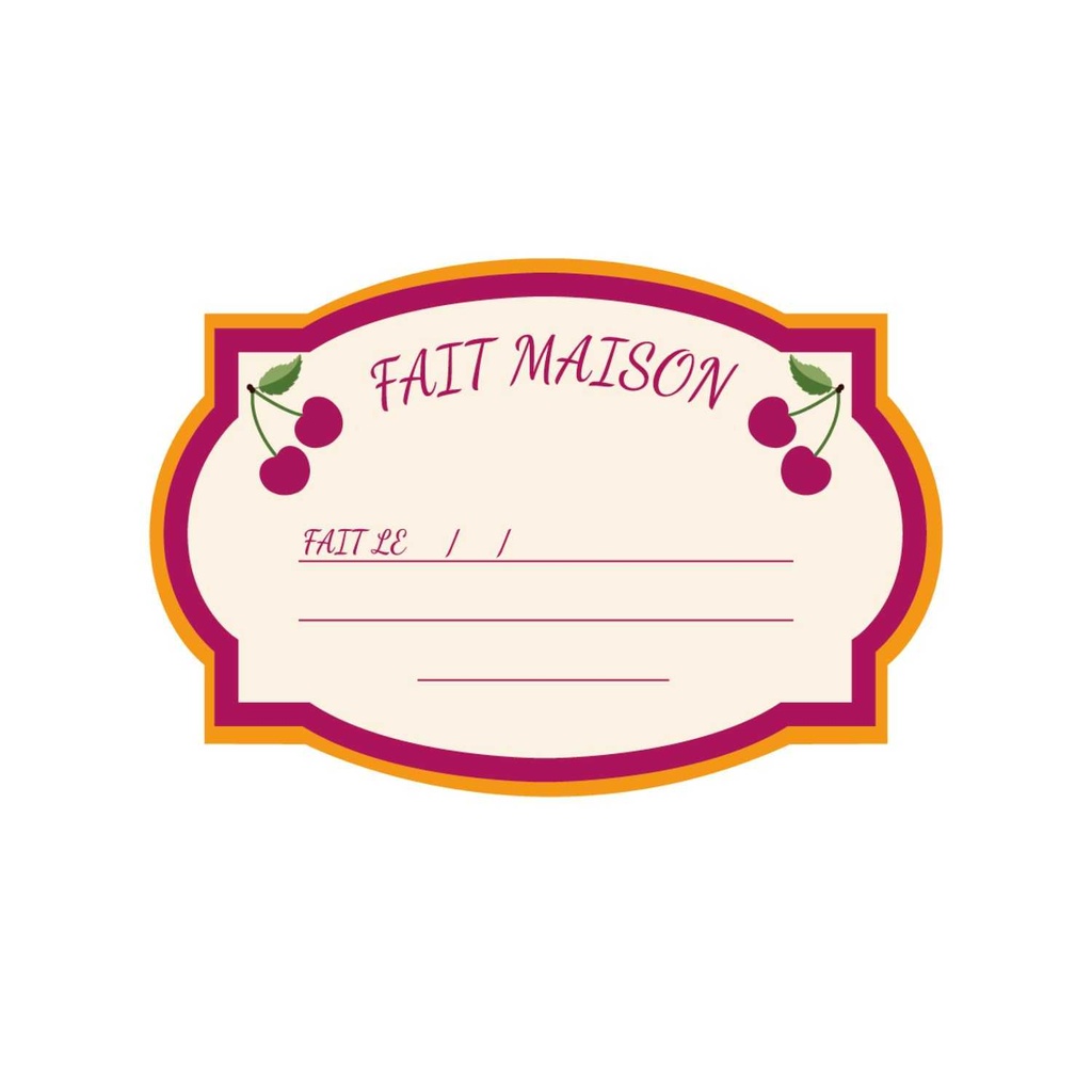 ETIQUETTE BOCAUX X50 M36