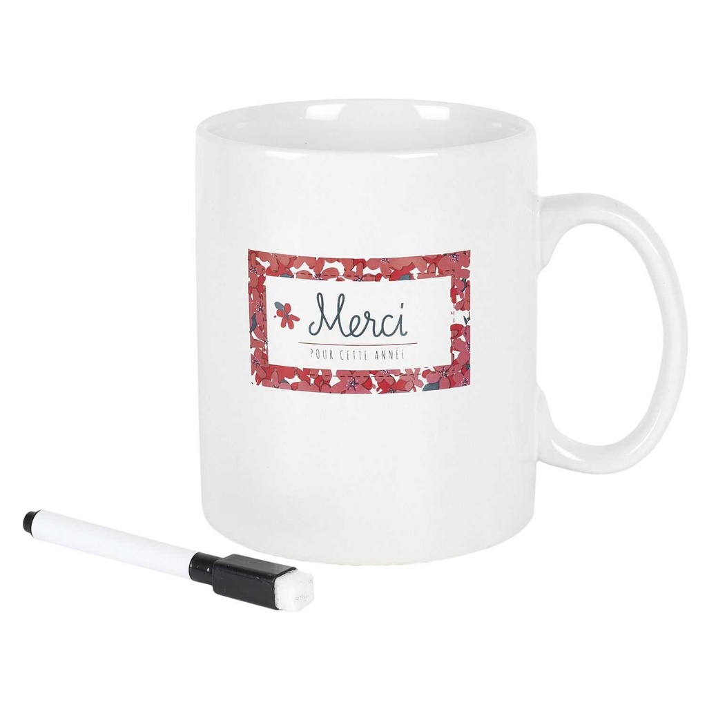 MUG XXL MERCI POUR CETTE ANNEE ET STYLO 80CL M12