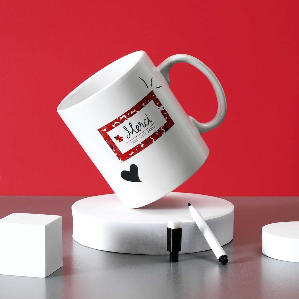 MUG XXL MERCI POUR CETTE ANNEE ET STYLO 80CL M12