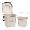 POUBELLE A COMPOST SEAU PERFORE ET COUVERCLE M6