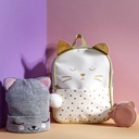 SAC A DOS CHAT BLANC M8