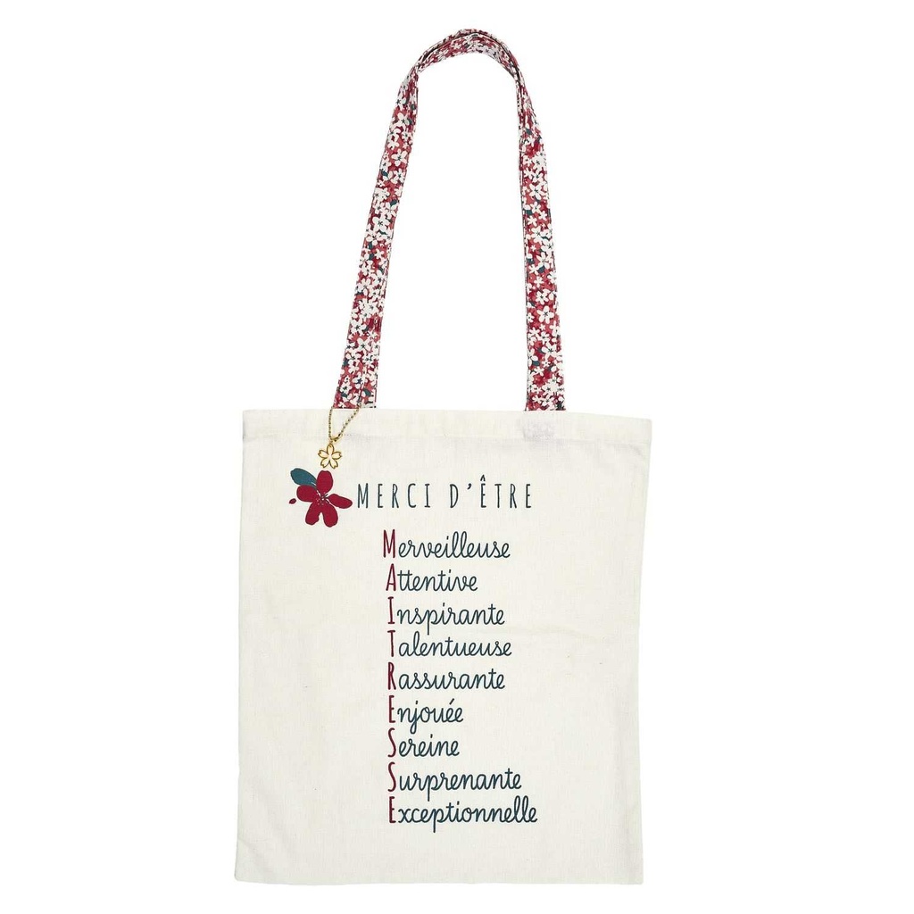 TOTE BAG MERCI POUR CETTE ANNEE M12