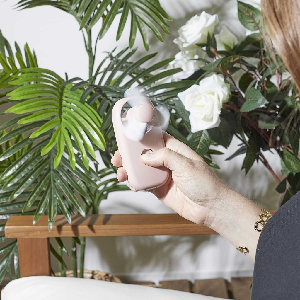 VENTILATEUR DE POCHE 2EN1 A POSER A PILES M24