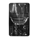 CACHE PLAQUE EN VERRE 52X30CM M8