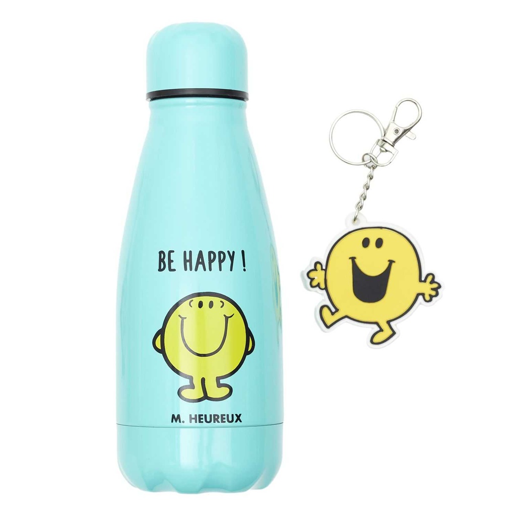 COFFRET BOUTEILLE ISOTHERME 30CL ET PORTE CLES M8