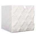 CUBE DE RANGEMENT PLIABLE 30X30CM TUFTE M12