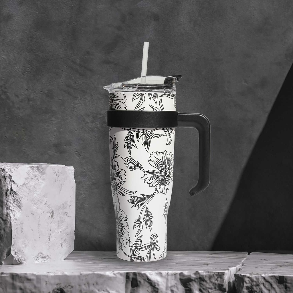 MUG DE TRANSPORT MIAMI B W 1.2L M6