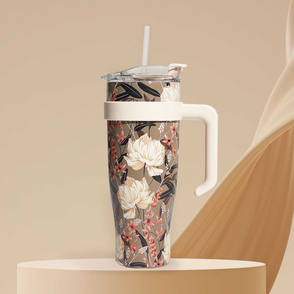 MUG DE TRANSPORT MIAMI WINTER FLOWER 1.2L M6