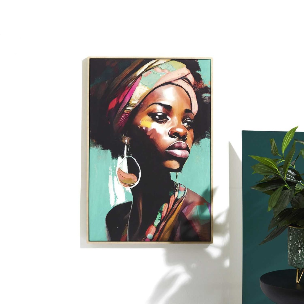 TABLEAU COLORE FEMME 60X90CM M6