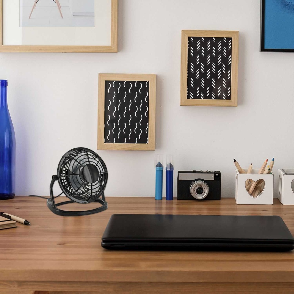 VENTILATEUR USB SILENCIEUX 15X8X14.5CM M12