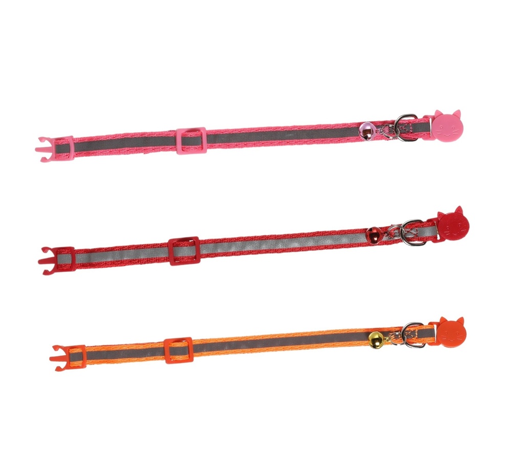 COLLIER REFLECTIF ET GRELOT 