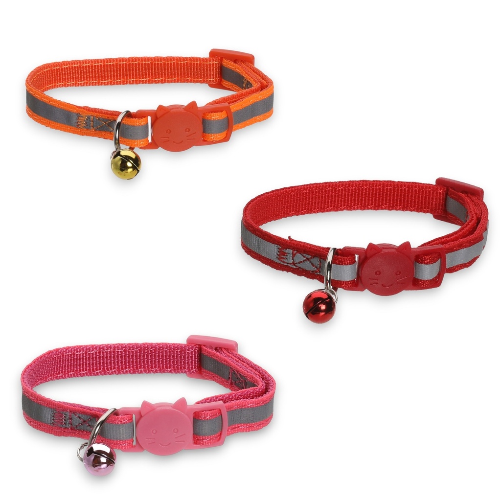 COLLIER REFLECTIF ET GRELOT 