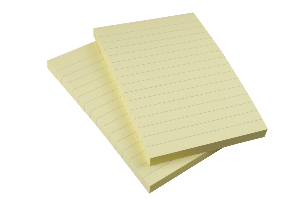 KORES NOTES JAUNES LIGNÉES