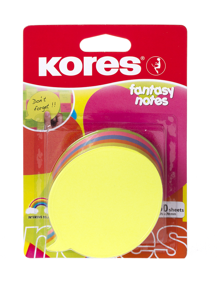 KORES NOTES REPOSITIONNABLE FANTAISIES "DIALOGUE"