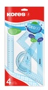 KORES SET DE TRACAGE/RÈGLES 30 CM