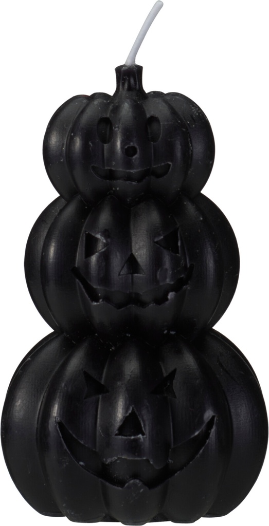 BOUGIE CITROUILLE 7X12CM - DISPONIBLES EN 3 COULEURS