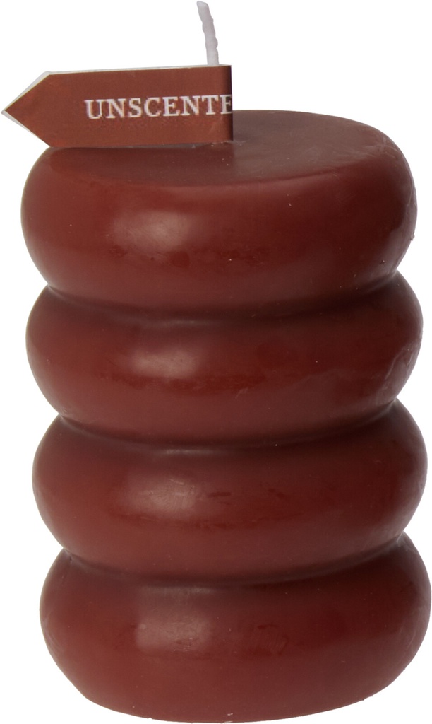 BOUGIE PILIER - D75X107MM - DISPONIBLES EN 3 COULEURS