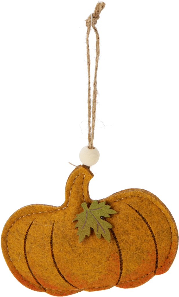 CITROUILLE SUSPENDUE DÉCORATIVE - 11CM