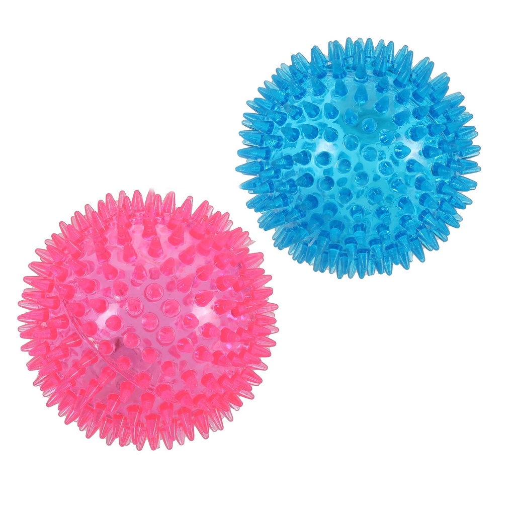 BALLE LUMINEUSE COLORIS ASSORTIS   8CM