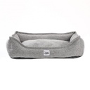 PANIER RECTANGLE  ANTIDERAPANT  GRIS  55X40X15CM