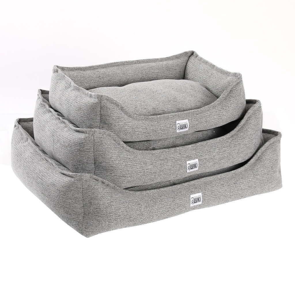 PANIER RECTANGLE  ANTIDERAPANT  GRIS  55X40X15CM