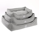PANIER RECTANGLE  ANTIDERAPANT  GRIS  55X40X15CM