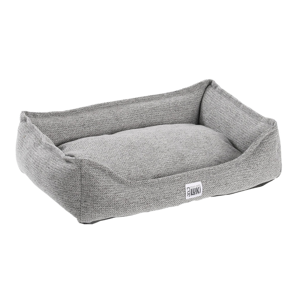 PANIER RECTANGLE  ANTIDERAPANT  GRIS  55X40X15CM