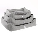 PANIER RECTANGLE  ANTIDERAPANT  GRIS  55X40X15CM