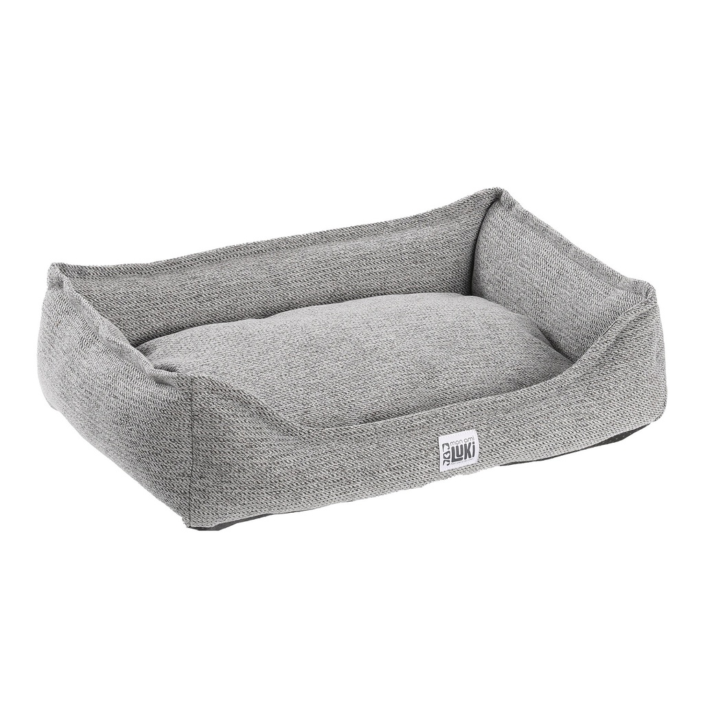 PANIER RECTANGLE  ANTIDERAPANT  GRIS  55X40X15CM