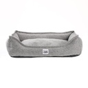 PANIER RECTANGLE  ANTIDERAPANT  GRIS  55X40X15CM