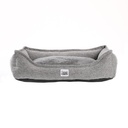 PANIER RECTANGLE  ANTIDERAPANT  GRIS  55X40X15CM