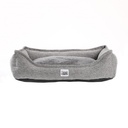 PANIER RECTANGLE  ANTIDERAPANT  GRIS  55X40X15CM