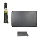 TAPIS GAMELLE SILICONE FORME RECTANGLE 48X30CM ANTHRACITE