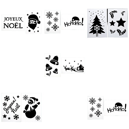 POCHOIR DE NOEL X 2 21X30CM