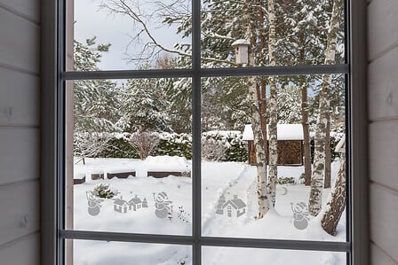 POCHOIR NOEL BANDEROLE 60X12CM