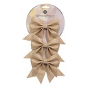 DK NOEUD JUTE OR X3 12X13CM