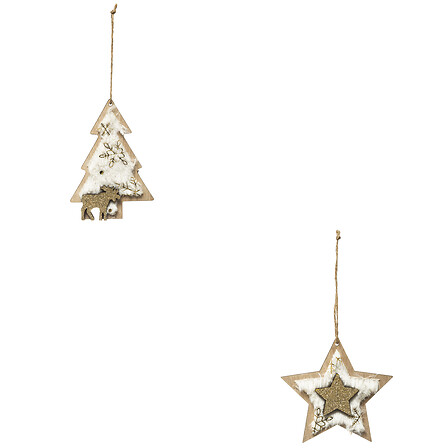 SDN BOIS SAPIN ELAN ETOIL 2ASS